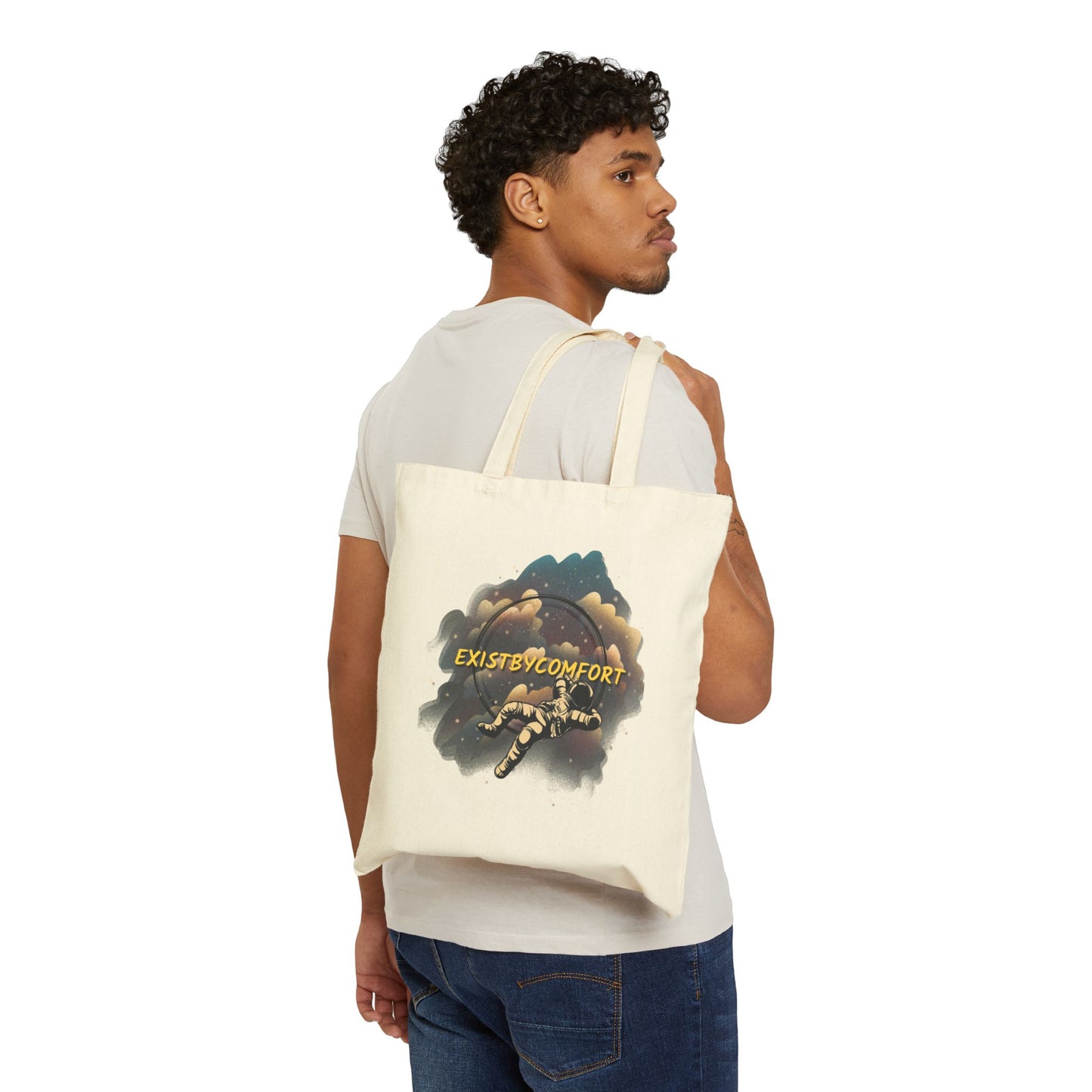 Space Clouds Tote Bag