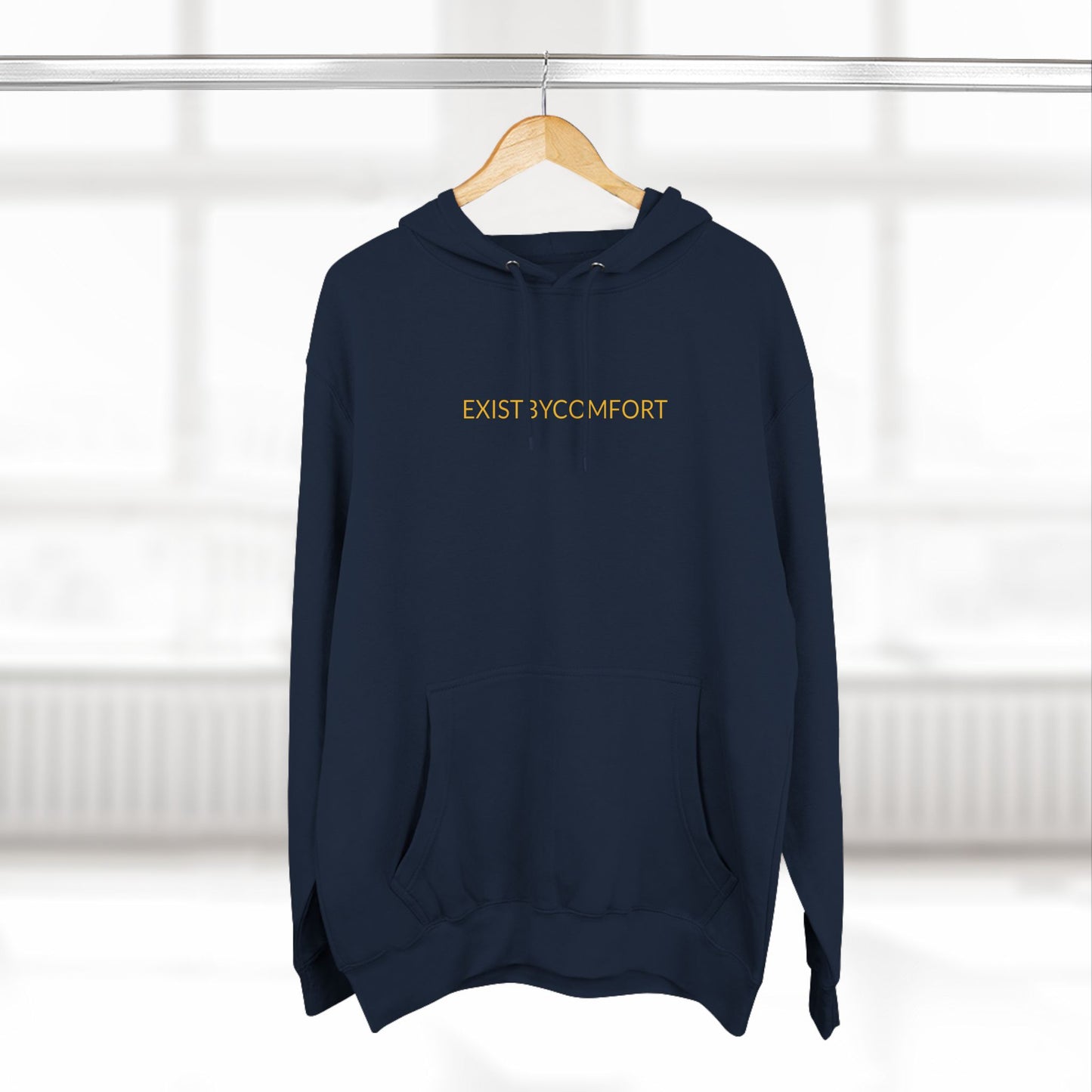 EXISTBYCOMFORT Simple Fleece Hoodie