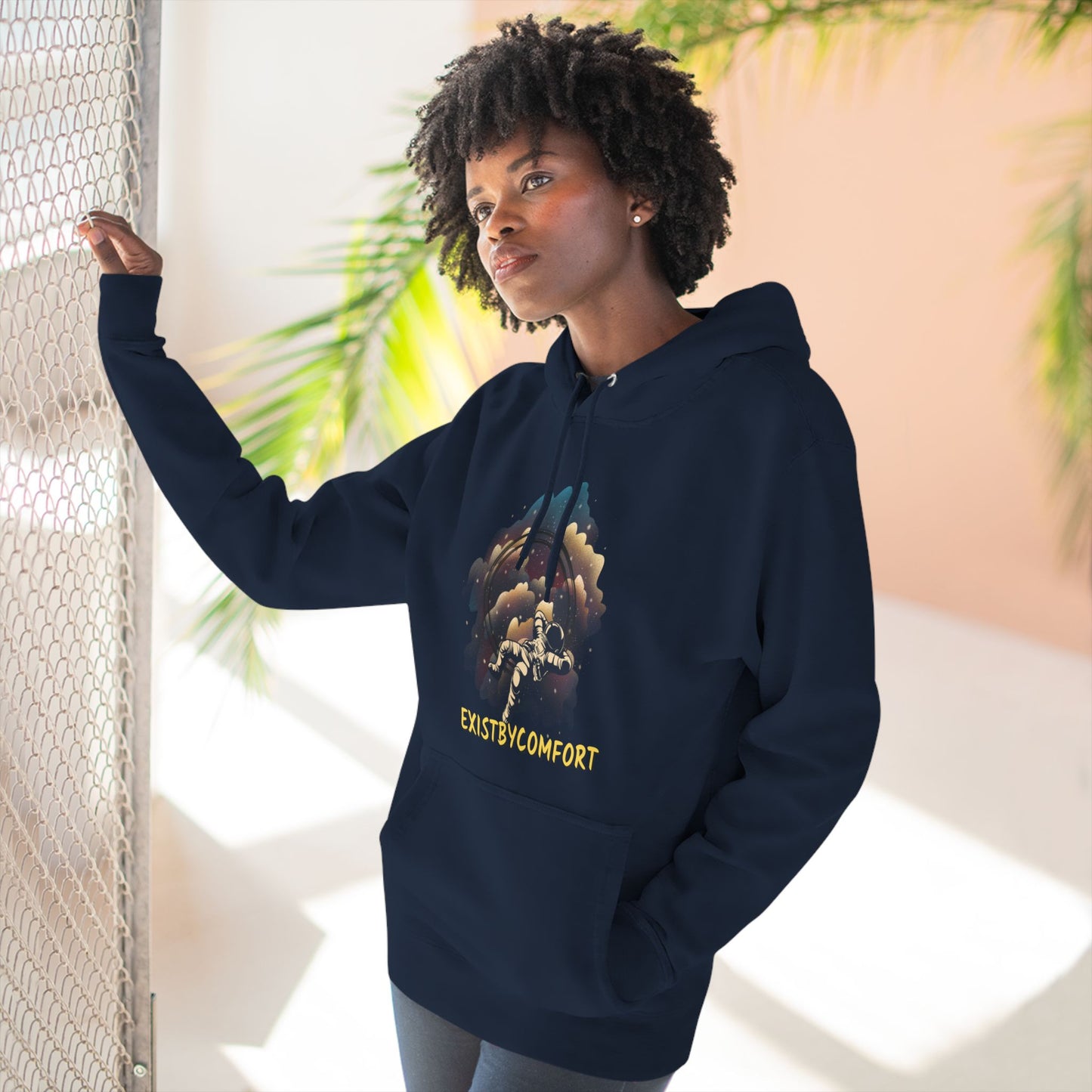 Space Clouds Fleece Hoodie