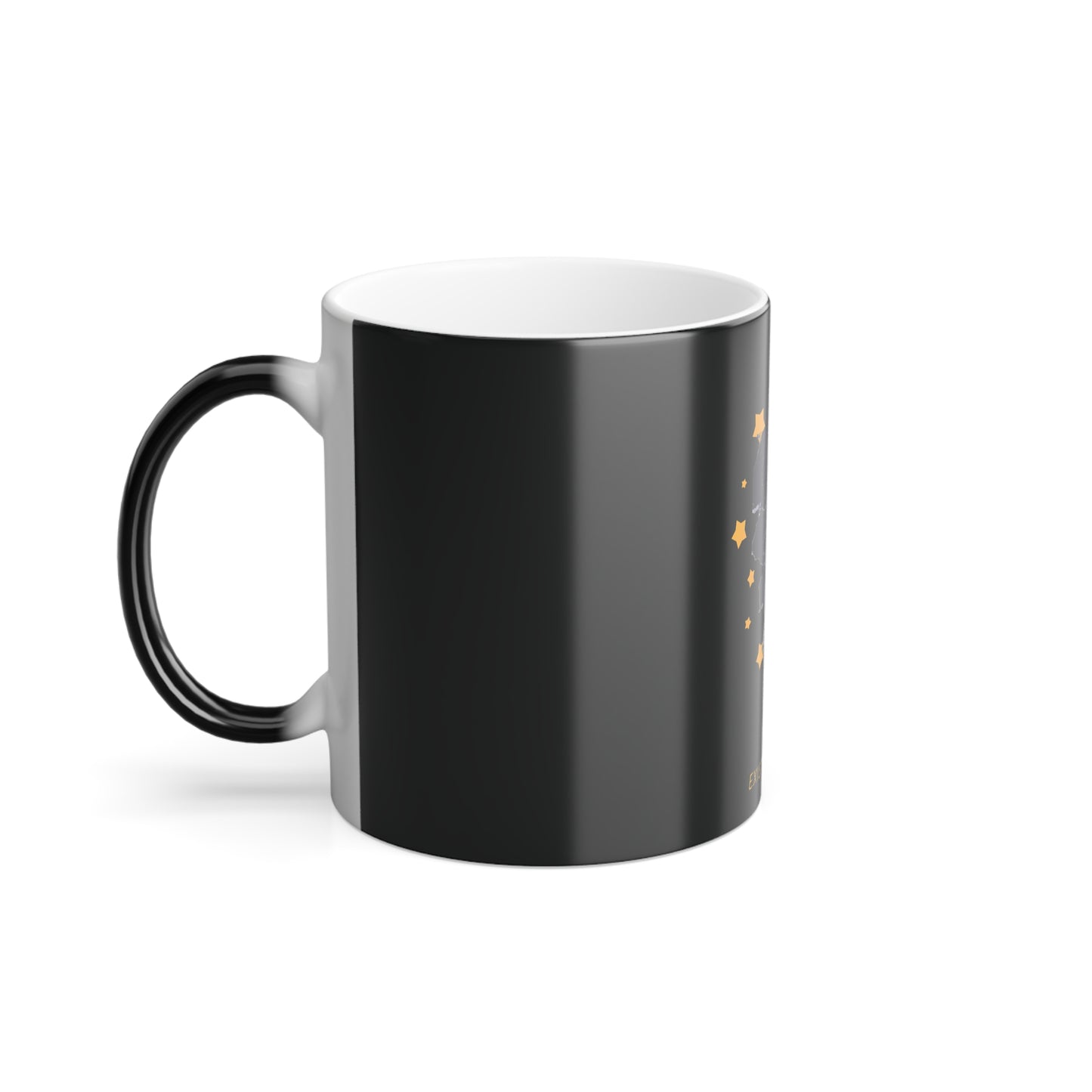 Star Visions Black Morphing Coffee Mug