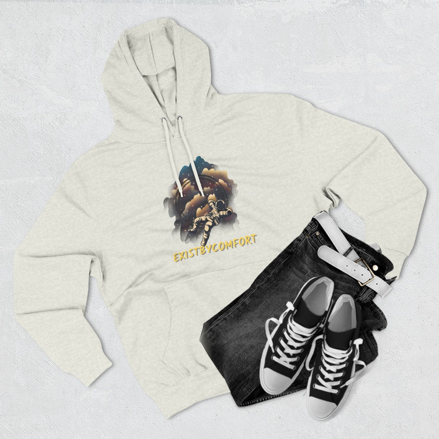 Space Clouds Fleece Hoodie